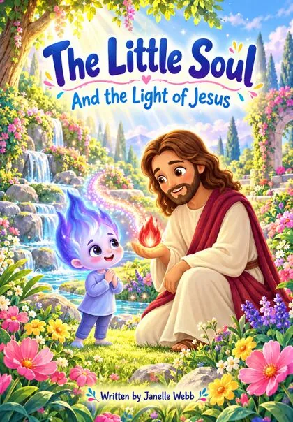 Cover of The Little Soul and the Light of Jesus, a Christian picture book by Janelle Webb