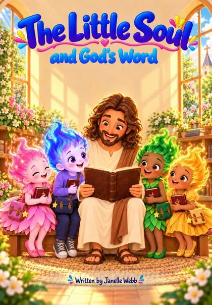 Cover of The Little Soul and God's Word, a Christian picture book by Janelle Webb