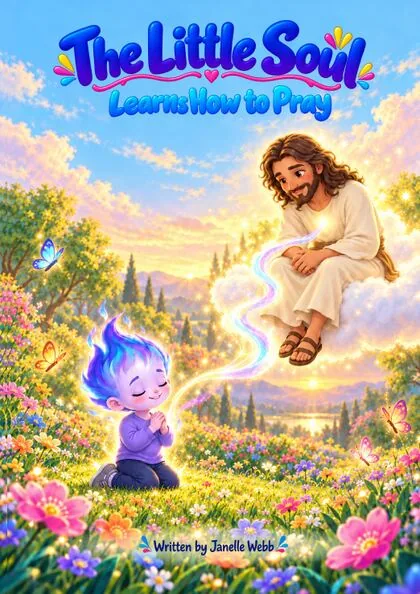Cover of The Little Soul Learns How to Pray, a Christian picture book by Janelle Webb
